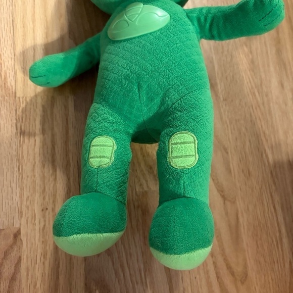 PJ MASKS DISNEY GREEN GECKO FROG BOX PLUSH 15" SOFT TOY TALKING EUC Stuffed Toy - Picture 3 of 8